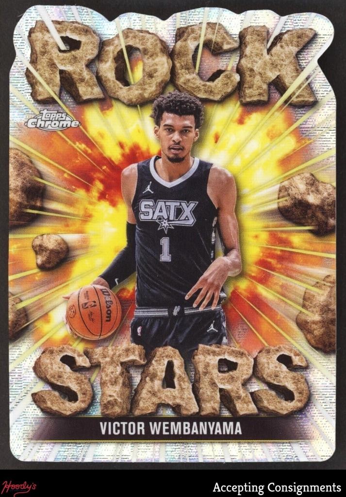 Victor Wembanyama 2025 Topps Chrome #RS-2 Rock Stars /(SSP) Price