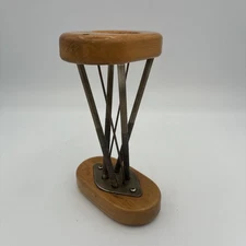 Vintage Southern Origins Pecan Nut Cracker Unique Brass Made In Florida