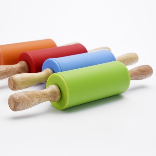 Rodillo de silicona suministros para hornear rodillo para niños mini pasadores antiadherentes - Imagen 10 de 12