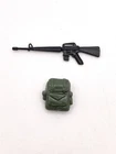 Grunt Lot Rifle Gun Backpack 1983 1982 GI Joe Hasbro Vintage Action Figure