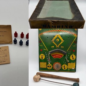 1933-34 Babe Ruth Bambino Board Game Original Box Chicago World’s Fair With Bat