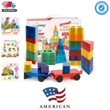 120Pcs Magnetic Tiles Magnetic 3D Building Bl...