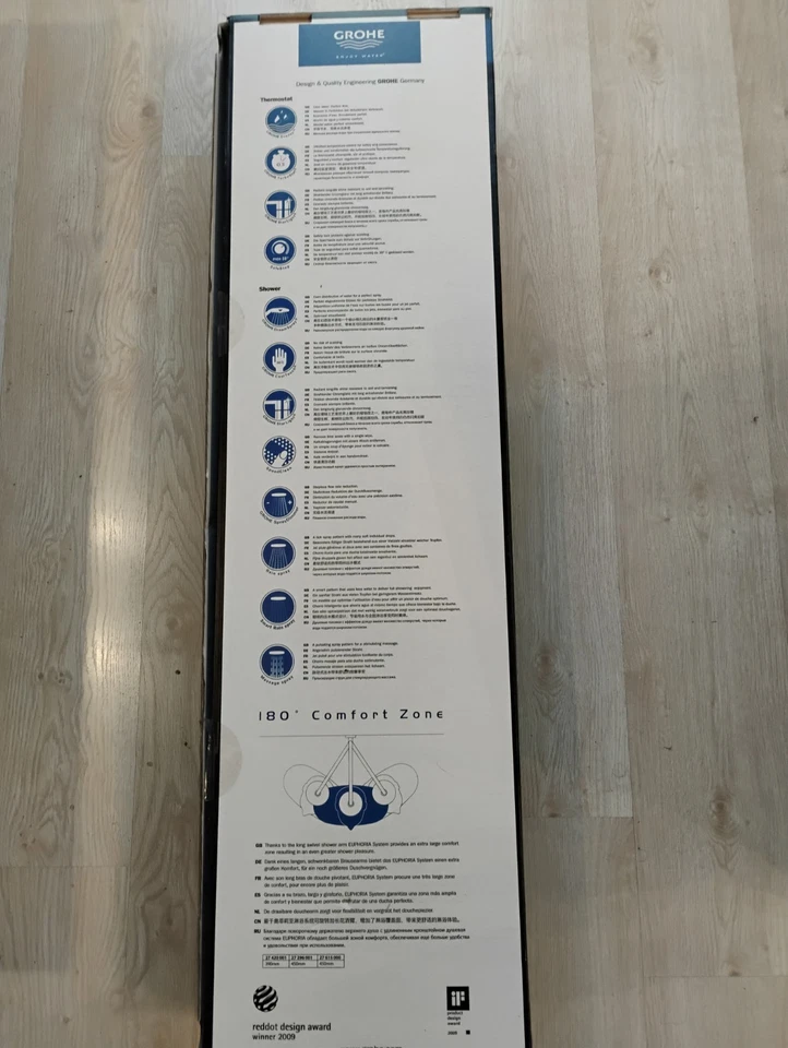 Grohe Euphoria System 180 Duschsystem mit Thermostat 27296001 - Bild 2 von 3