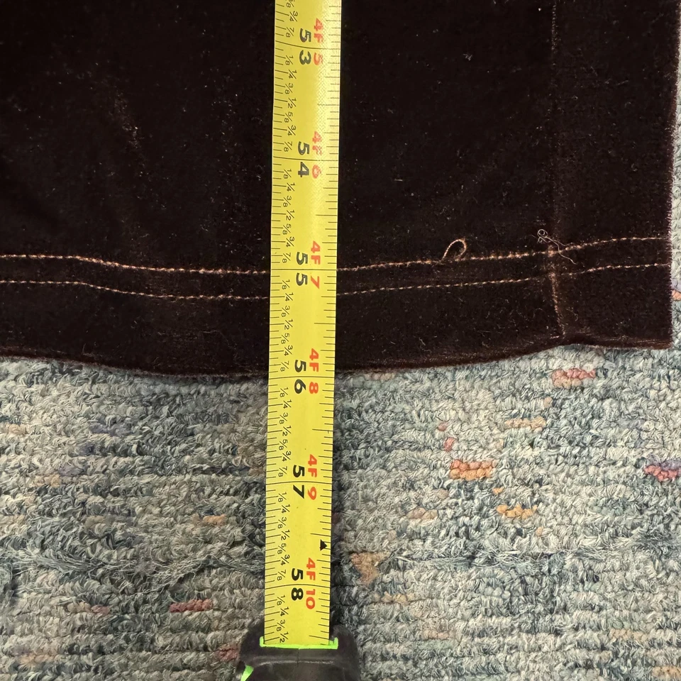 Vintage Y2K Jump Apparel Maxi Gown 5/6 Whimsigoth Velvet Vampy Dark Elegance - Image 3 of 4