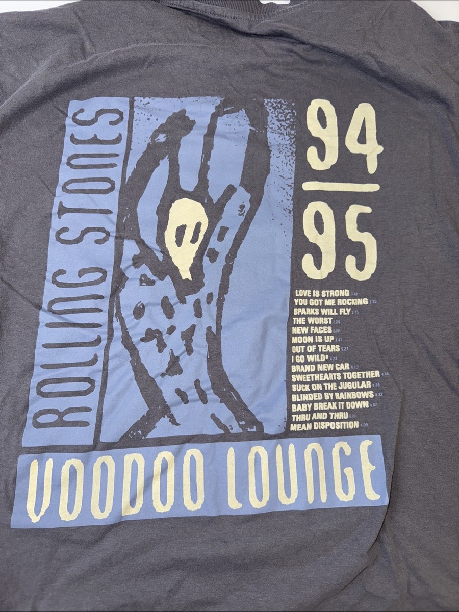 ROLLING STONES Voodoo Lounge 94 H&M 2-Sides T-Shirt XL | eBay