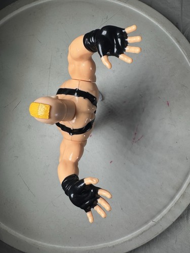 Nice 1994 Hasbro WWF Ludwig Borga LOOSE Action Figure Wave 11 Green Card RARE - Picture 8 of 11
