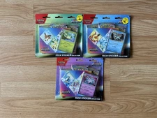 Pokémon TCG Prismatic Evolutions Tech Sticker Collection X3 • New & Sealed 