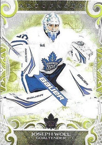 2024-25 NEON GREEN ARTIFACTS HOCKEY #112 JOSEPH WOLL - TORONTO MAPLE LEAFS