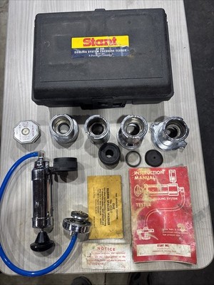 Stant ST255A Cooling System Pressure Tester with Lots Of Adapters Just Rebuilt