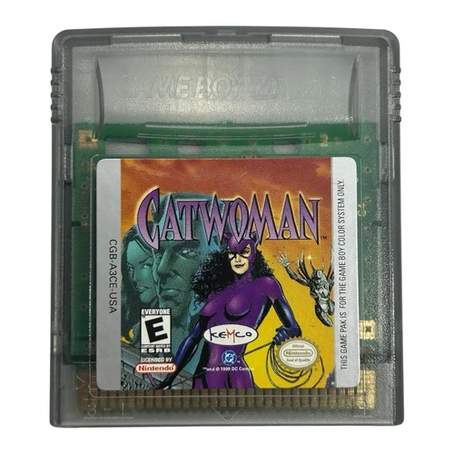 Catwoman (Nintendo Game Boy Color) Authentic Tested GBC Cartridge