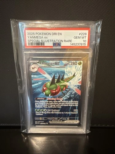 Yanmega EX 228/182 Sv10: Destined Rivals Pokémon TCG Card PSA 10