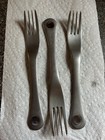 3 Salad Forks Robert Welch PENDULUM 18/10 Stainless Satin China 6 3/4"