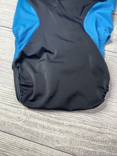 GK Elite Leotard CL Girls L Large Blue & Black Leotard - Picture 16 of 16