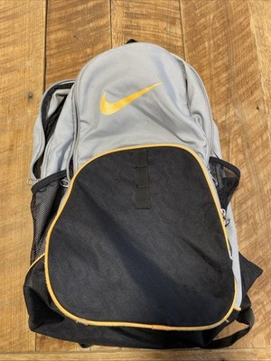 nike backpack rn 56323 ca 05553 Nike Gray Black & Yellow Backpack RN#56323 CA#05553