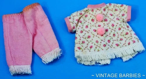 RARE Vintage Ideal Tammy / Pepper Doll Bed Time #9403 Pajamas ~ 1960's