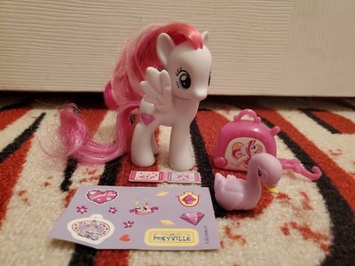 My Little Pony Diamond Rose G4 Brushable Figure Complete Swan Suitcase Stickers