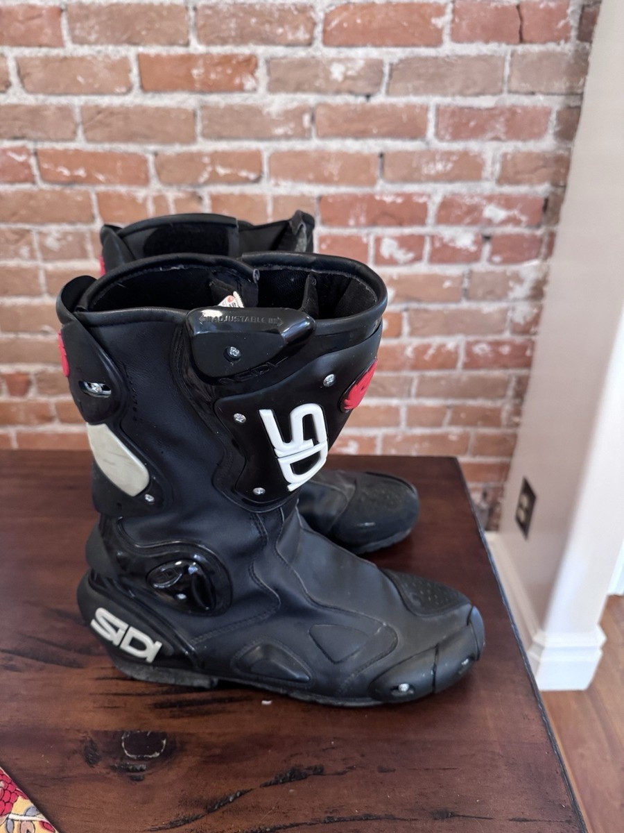 Sidi Vertebra System ACS Motorcycle Boots Black Men's US 11 EU 45