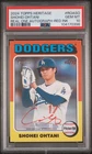 PSA 10 2024 Topps Heritage Shohei Ohtani Real One Autograph Red Ink 05/75