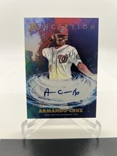 Armando Cruz 2021 Bowman Inception Baseball Primordial Prospect Auto #PPA-AC /99