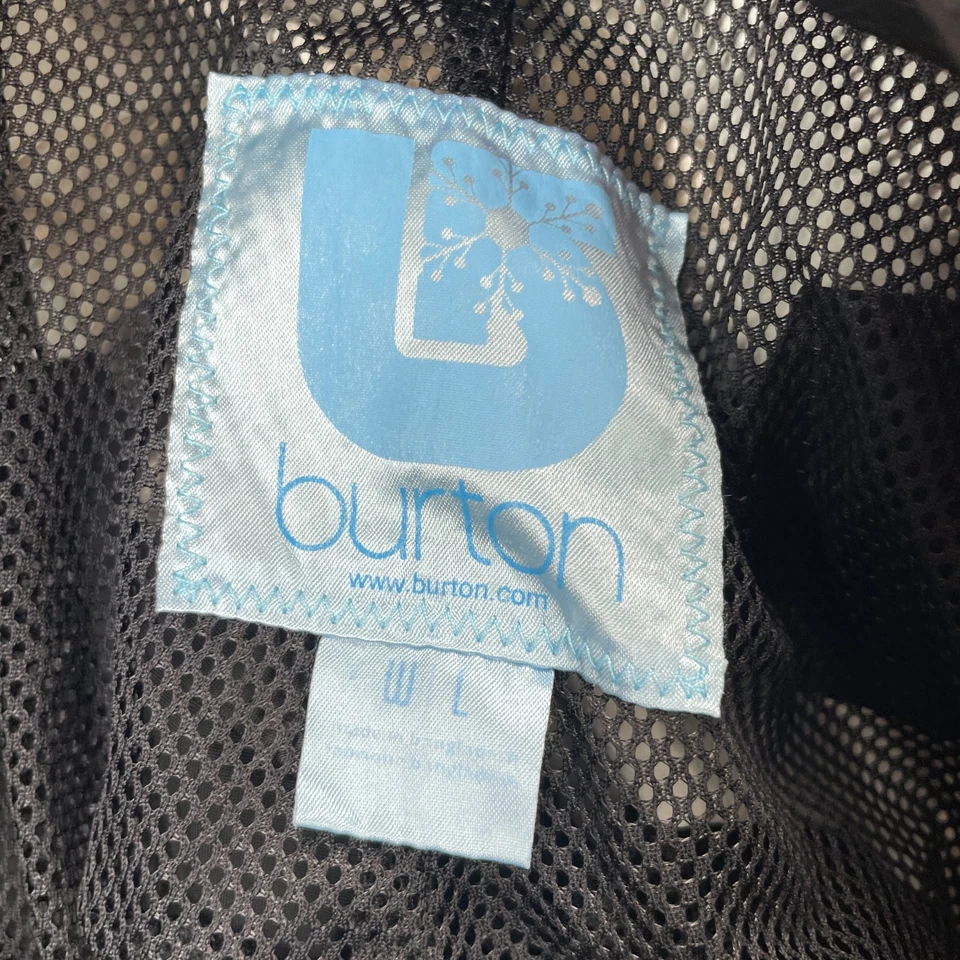 Burton Pants Womens Large Black Snowboarding Ski Mesh Lined Thermal Insulated - Image 3 of 4