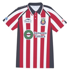 Chivas soccer jersey, 2003 home fulbol mexico jersey, men team wear