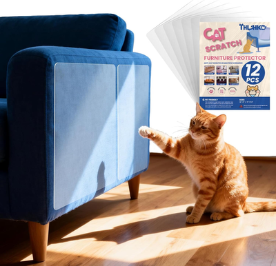 #ad #ad 12PCS Cat Scratch Furniture Protector Single Sided Couch Protectors for Cat Claw $10.00