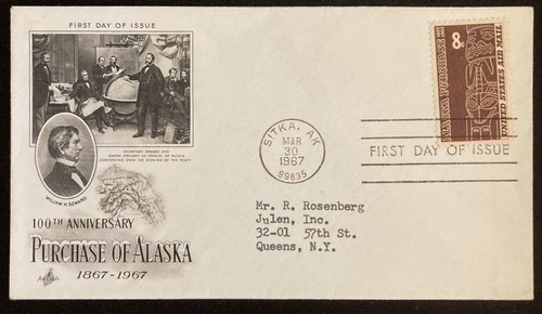 US Airmail FDC C70 8 cent Air Mail Mar.30, 1967
