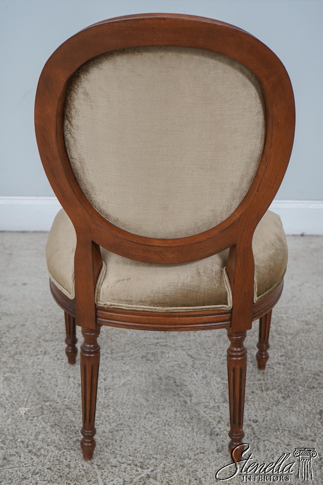 L59822EC Set of 4 ETHAN ALLEN Medallion Back French Dining Chairs eBay