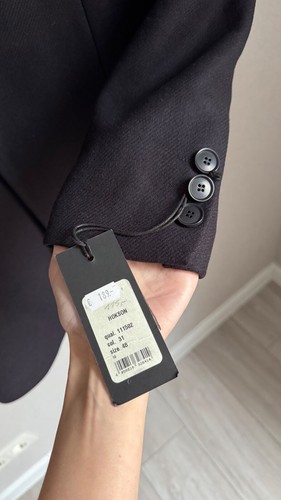 DRYKORN virgin wool men coat jacket sz M (48) navy blue NWT hokson manteco Wool - Picture 10 of 24