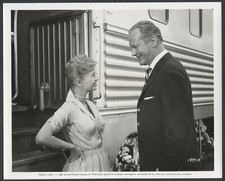 DEBBIE REYNOLDS CURT JURGENS This Happy Feeling '58 TRAIN STANDING LIKE THAT