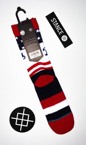 Stance x MLB Kansas City Royals Socks 'Royals Stars And Bars' | L | NWT | 2019 - Foto 2 di 3