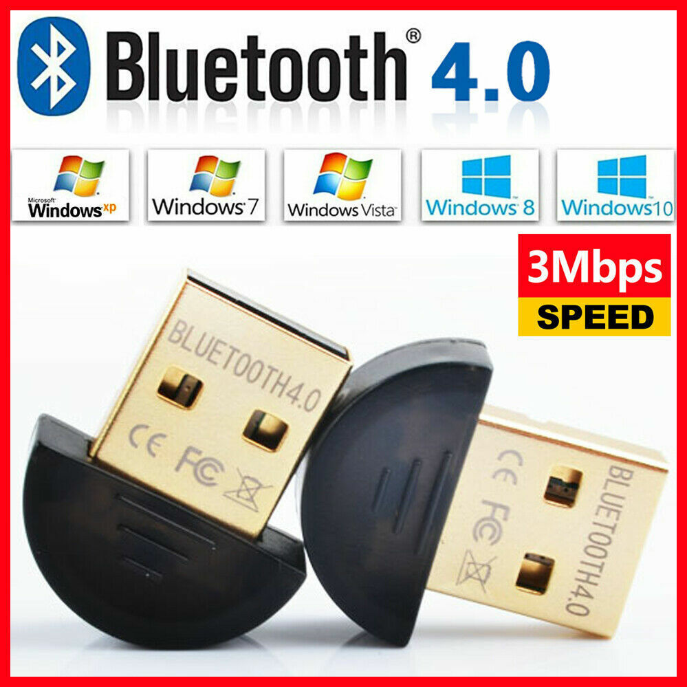 Nano Adaptador USB V4.0 Bluetooth Dongle compatible con PC Notebook Portatil