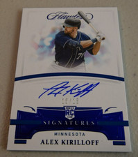 2021 Alex Kirilloff Flawless Rookie On Card Auto /15 Twins RC