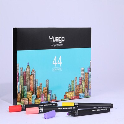 22/44 PCS Colors Acrylic Paint Marker Pen Waterproof Permanent Extra Fine Tip US