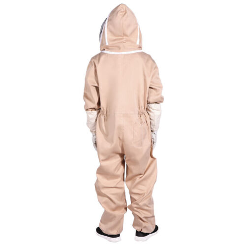 XXL Full Body Anti-bee Suit Cotton Beekeeping Clothing w/Veil Hood&Gloves Unisex - Picture 11 of 11