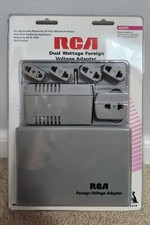 RCA Dual Voltage Foreign Voltage Adapter Travel Kit 5-color coded plugs 50-1600w