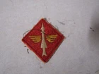 ORIGINAL MILITARY PATCH SEW ON WW2 ERA NO GLOW UNSURE ROCKET WITH WINGS