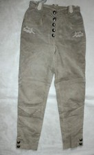 BASTELN!! DAMEN NATURAL LIFE  LANGE LEDER HOSE ca GR 36LEDERHOSE FASCHING WIESN