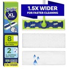 New ListingSwiffer Sweeper Dry + Wet Xl Sweeping Kit (1 Sweeper,8 Dry Cloths, 2 Wet Cloths)