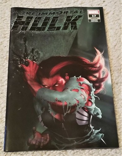IMMORTAL HULK 17 RAHZZAH RED SHE-HULK EXCLUSIVE WHITE VIRGIN VARIANT 2-PK HOT! - Picture 3 of 3