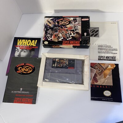 Boxing Legends of the Ring (Super Nintendo Entertainment System, 1993)complete!!