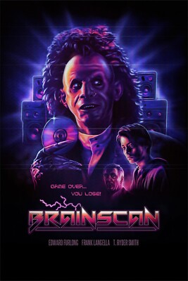 1994 Brainscan Movie Poster 11X17 Edward Furlong Frank Lagella Horror  