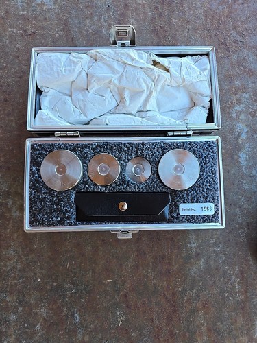 Complete Tungsten 13 Pc Calibration Weight Set With Carrying Case - Picture 7 of 9
