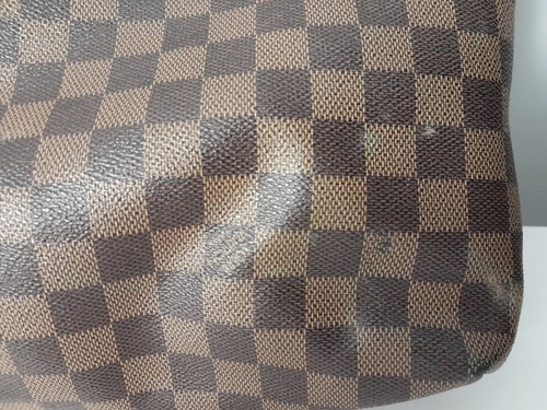 LOUIS VUITTON Brooklyn MM Shoulder Bag Damier Ebene Leather Brown CA 1009 - Picture 9 of 24