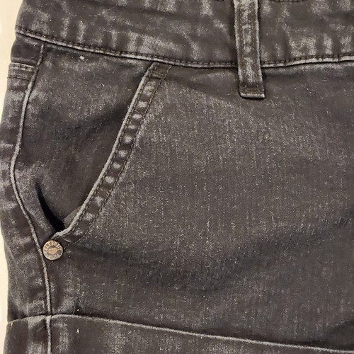 Celebrity Pink Womans Black Denim Short Shorts Size 5 Low Rise 2 in Inseam - Picture 7 of 15