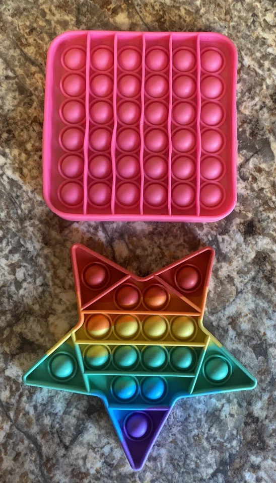 Pop-it Fidget 玩具,减压,13 件装 — 第 3/4 张图片