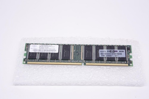 HP/NANYA 326667-041/NT256D64S88C0G-5T 256MB DDR-400MHZ-CL3 PC3200U-30330 - Picture 1 of 5