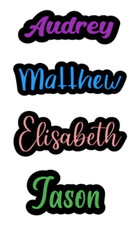 Offsetbubble Easy Order Custom Personalized Decalvinyl Name Sticker- Free Ship Offsetbubble Easy Order Custom Personalized Decalvinyl Name Sticker- Free Ship