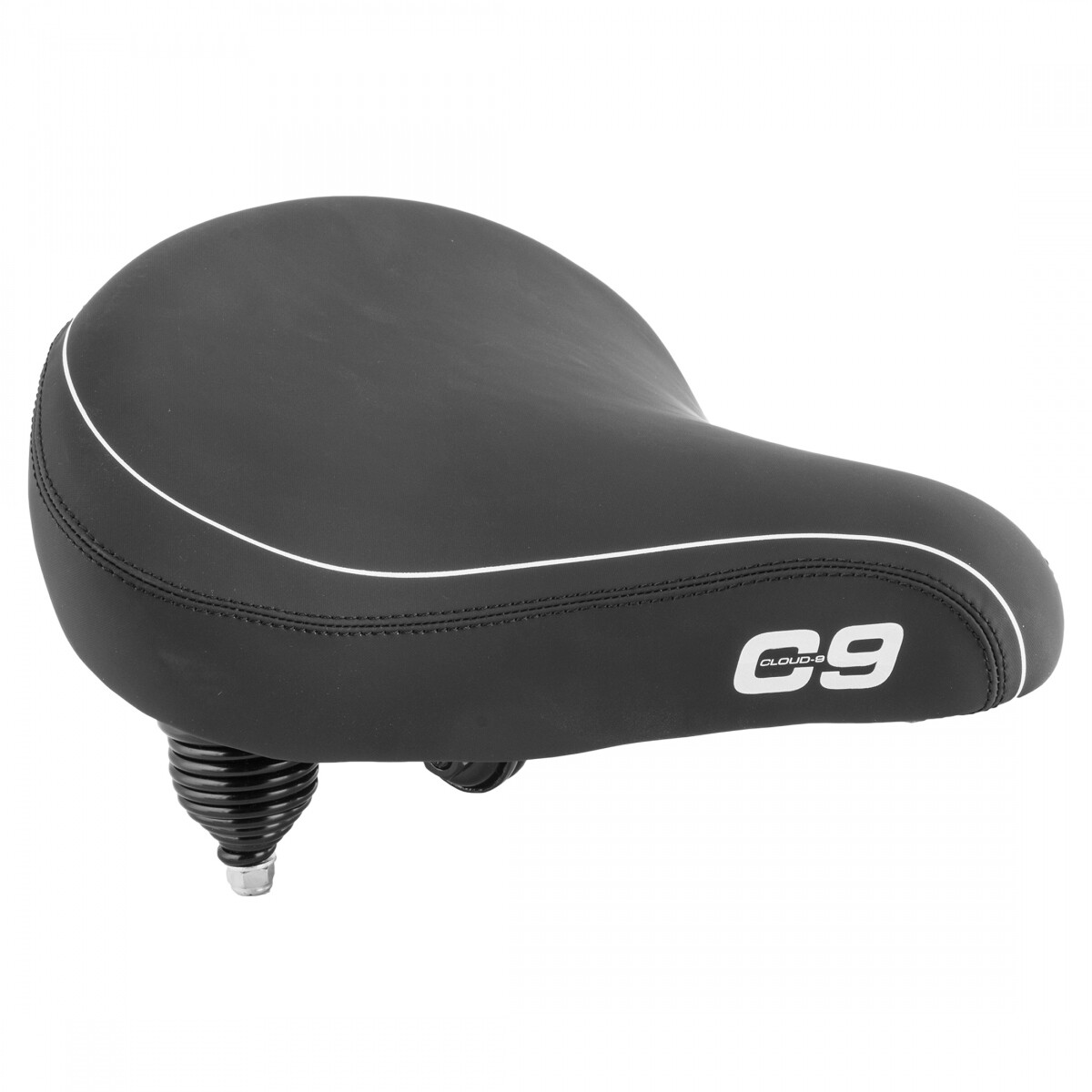 Велосипедное сиденье Cloud-9 унисекс Comfort Seat Cruiser, пружины, Многоступенчатая пена черного цвета
