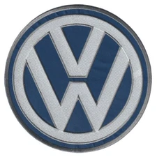Volkswagen Motor Car Motorcycle Logo Size 7.9"x7.9" Embroidered Iron On Patch